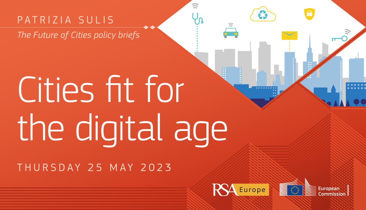 One week to go until the next @EU_ScienceHub webinar on #Future of #Cities policy brief

➡️#Cities for the #Digital Age
⏰25th May 1.30pm BST / 2.30pm CEST
📢@patriziasulis , @EZieD_  & @alerainy 
🪑 @edthink 

For more info and to register:

💻 bit.ly/JRCRSA2023

🔁🔁