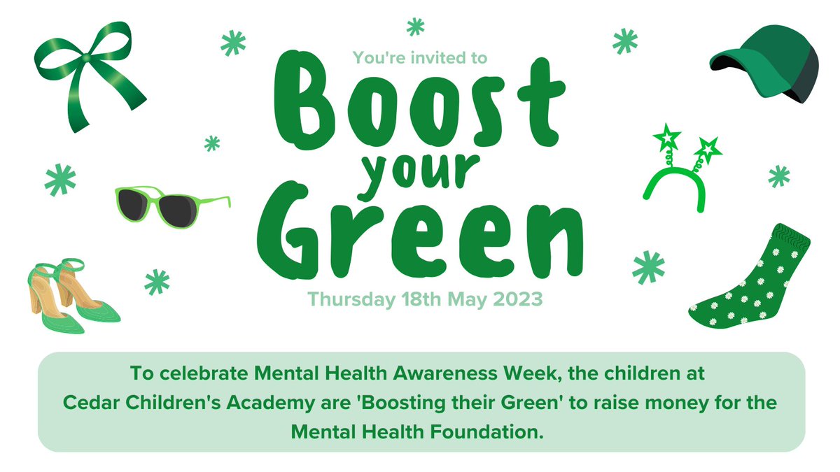 It's #MentalHealthAwarenessWeek and we are supporting the <a href="/mentalhealth/">Mental Health Foundation</a> foundation by taking part in "Boost your Green Day"! 💚 

Keep an eye on our channels to see our staff and students going green for mental health!
 
#ProudtobeTSAT #WeAreOne