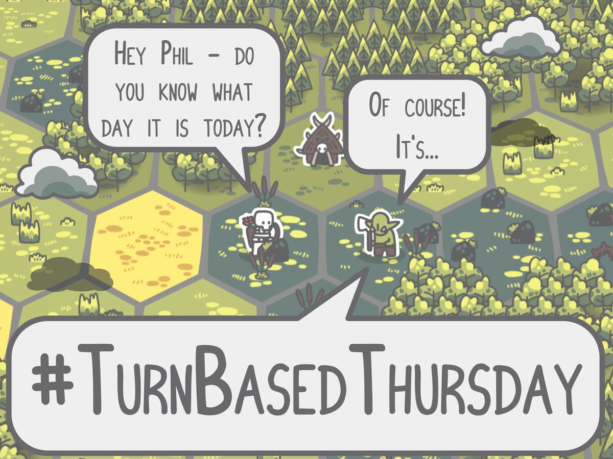 Happy and honoured to host this week's #turnbasedthursday! 🥳

If you are a #gamedev/#indiedev show us the #turnbased games you are working on or share something you are excited for. ♥️

Show your fellow users some love by liking, retweeting, and wishlisting!

Thanks Phil!
