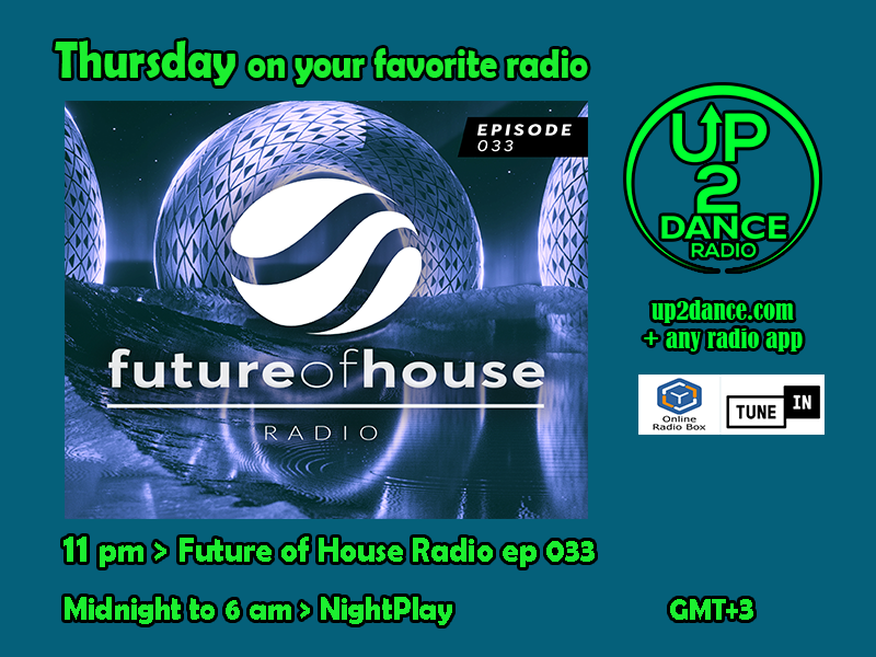 Happy Thursday with 'Future of House Radio' 🎧
TONIGHT on Up2Dance Radio 🔥

Get up-to-date 24/7 > up2dance.com or on your radio app 🤞
.
@FutureHousMusic #futurehousemusic #up2dance📻  #dancemusic #housemusic #partytime #nightplay #djset🎧 #playhits #thursdaynight