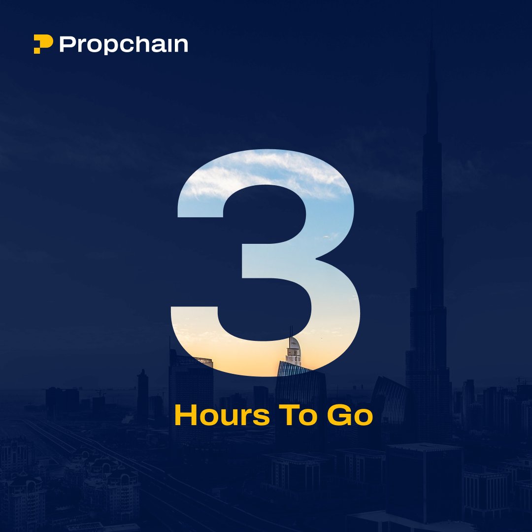 PropChainGlobal's tweet photo. The FINAL Countdown is on! 🔥

3 hours to go until $PROPC goes LIVE on #Uniswap! 

Join the #Propchain Army as we gear up for one of our biggest milestones till date!

Here we go 🚀
https://t.co/3tprhTCHAi https://t.co/hvGwfwPxbc