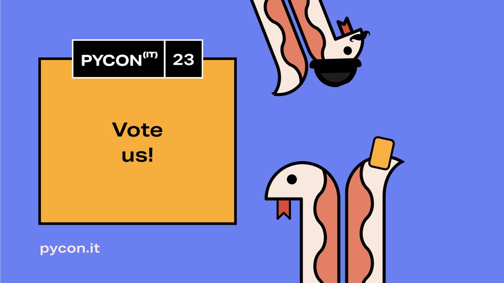 pyconit's tweet image. We have been nominated for Website of the Day!

Please support us and vote at cssdesignawards.com/sites/pycon-it…!

#PyConIT2023