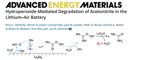 Lee R. Johnson (@drleejohnson) on Twitter photo Great to share our work on the mechanism of acetonitrile degradation in the lithium-air battery and the impact of H2O. Well done <a href="/Rory_McNulty_/">Rory McNulty</a> and Kieran et al. First of many collaborations with Hon Lam. Thanks also to @DrGrahamNewton <a href="/brucegroupox/">PeterBruceGroupOxford</a> <a href="/darren_walsh/">Darren Walsh</a> Great to share our work on the mechanism of acetonitrile degradation in the lithium-air battery and the impact of H2O. Well done <a href="/Rory_McNulty_/">Rory McNulty</a> and Kieran et al. First of many collaborations with Hon Lam. Thanks also to @DrGrahamNewton <a href="/brucegroupox/">PeterBruceGroupOxford</a> <a href="/darren_walsh/">Darren Walsh</a>