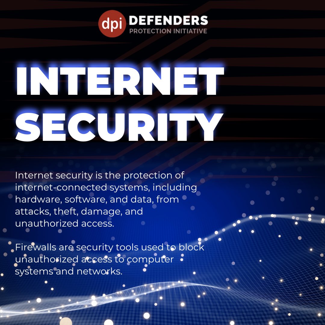 defprotection's tweet photo. Firewalls are security tools used to block unauthorized access to computer systems and networks.

#DigitalSecurityAlliance #DigitalSecurity #InternetSecurity https://t.co/A4WwixLqlv