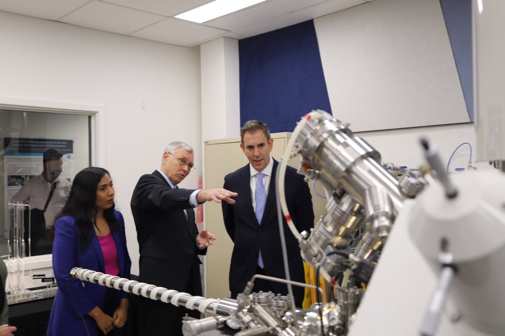 Thanks to <a href="/CurtinUni/">Curtin University</a> for meeting with Zaneta Mascarenhas and me today about the vast economic opportunities of the net zero transformation, and how we can align our new investments in #Budget2023 with the work of the research community and industry #auspol #ausecon
