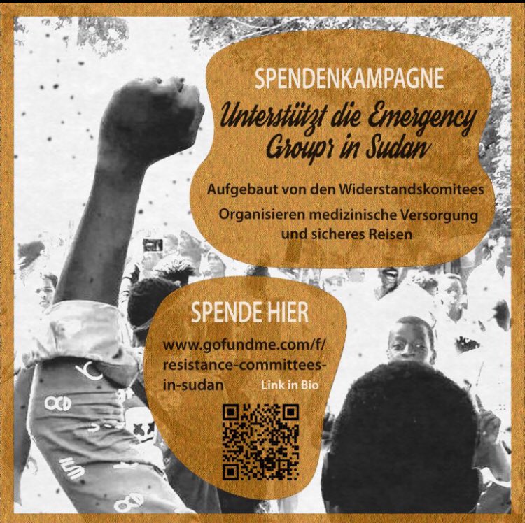soli_groepel's tweet photo. 1/3 Die revolutionäre Bewegung im #Sudan, der Aufbau der Macht von unten sowie die Rolle der Frauenbewegung sollte ein wichtiger Bezugspunkt für alle Linken weltweit sein.

Die #Widerstandskomitees im Sudan sind in der aktuellen desaströsen  Situation auf internationale https://t.co/vLxxi9GStV