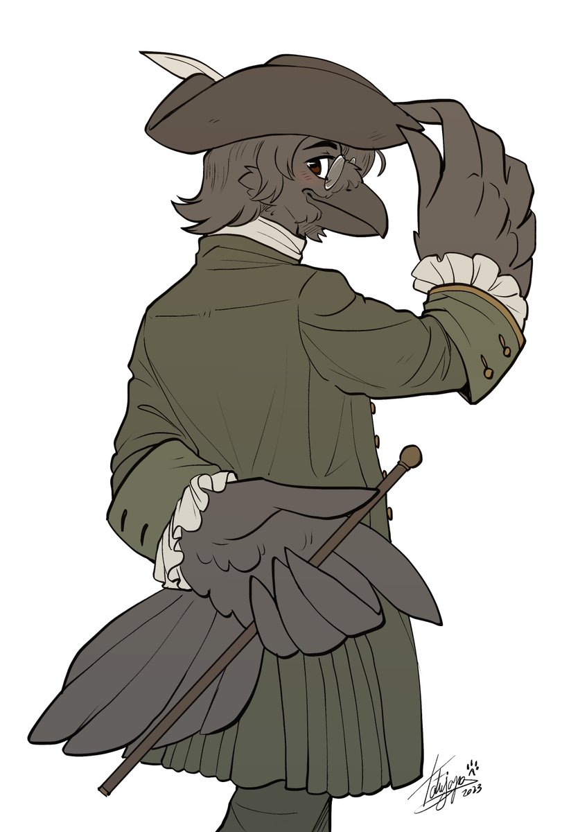 after the last post I made about hands or wings(Fwingers), I think I'll keep more like ''hands'' , but I'll draw Joseph a few times like that too because I like the aesthetic. <3
