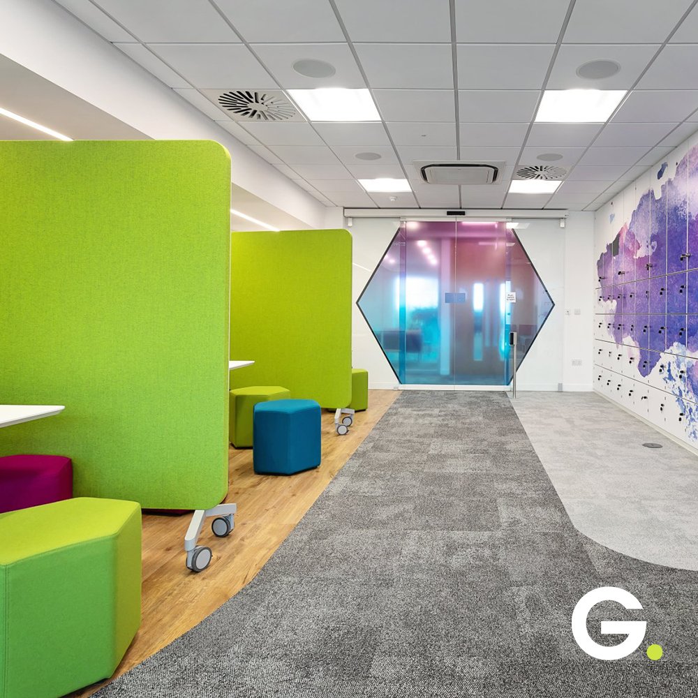 FitOutMyOffice's tweet photo. What do you think of this learning zone we created for a  Global Pharmaceutical Company? 🧪️

Features:

✅ Suspended ceilings
✅ Plumbing including sensor taps
✅ Partitioning, dry lining and decoration

And much more!

Read the full case study: https://t.co/7K1SGsh9fj https://t.co/D5UN1Sjdic