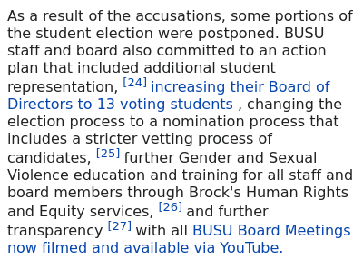 WikiControversy's tweet photo. Brock University Students' Union - 2022 Student Election Sexual Assault Scandal

In February 2022 an anonymous Reddit post alluded to reports of sexual misconduct against one of the student executive candidates https://t.co/wLgnIUvhCM