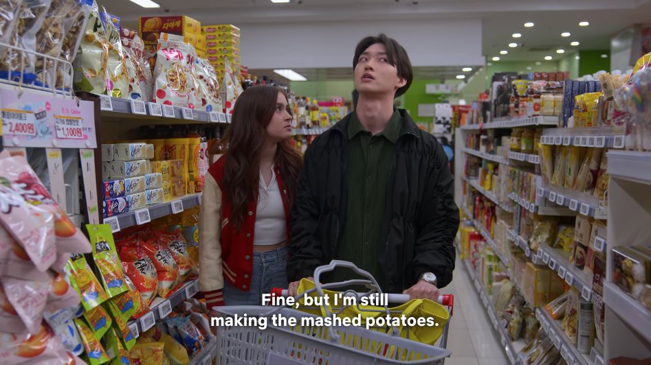 scenophile's tweet image. Domestic grocery shopping trope I AM LIVING

#XOKitty #XOKittyEp5