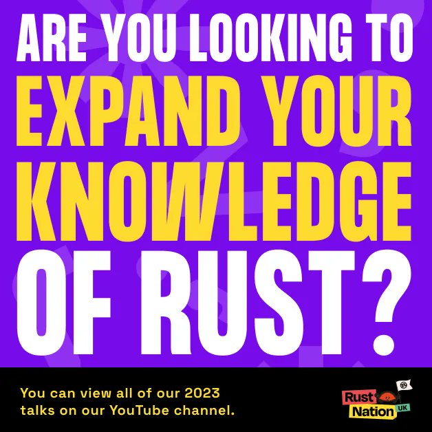 Rust Nation UK 🦀 tweet media