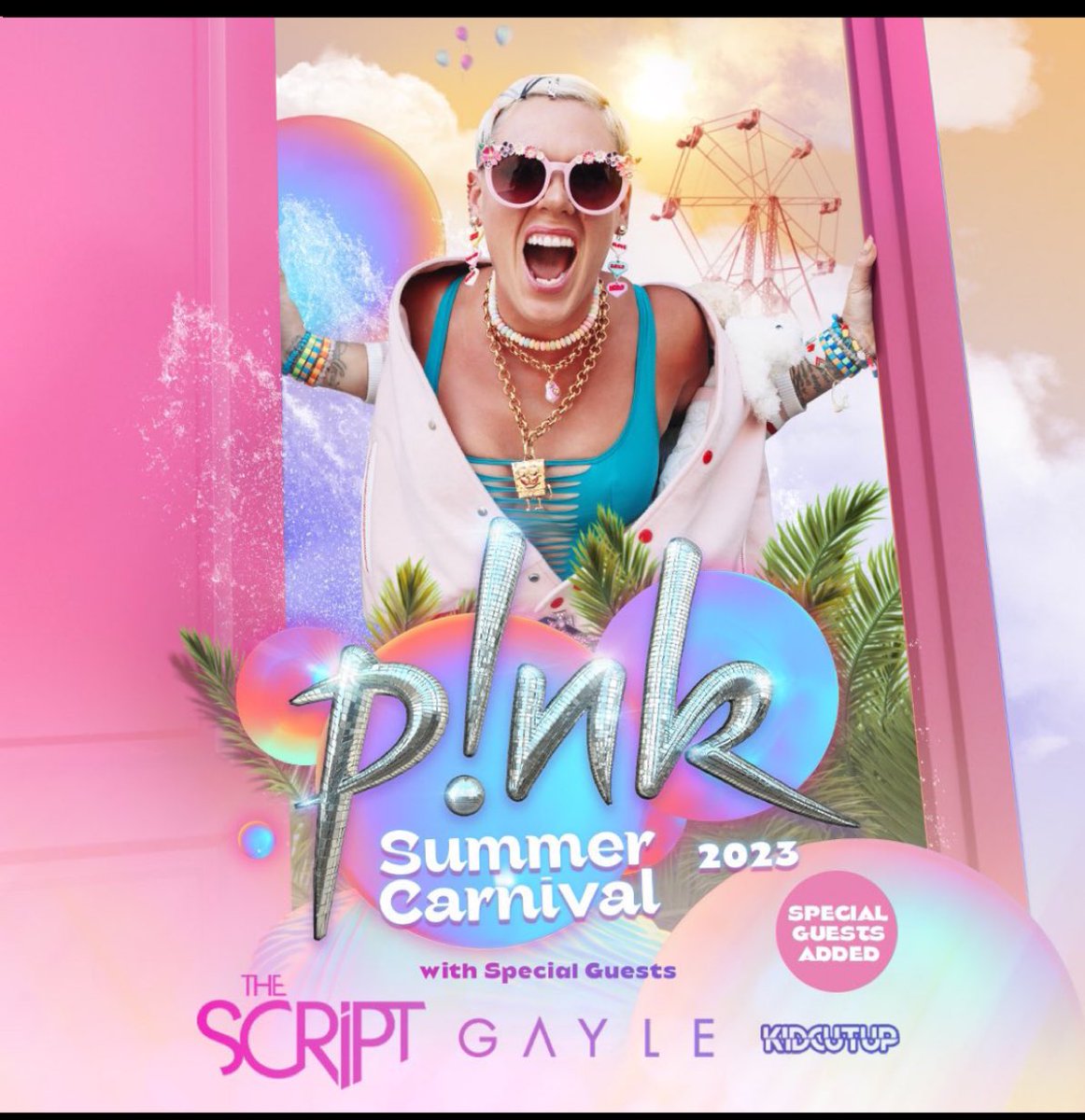 3 weeks today till @Pink #SummerCarnival  🥇😍💎🍆🥵 
My 4th time seeing my QUEEN 

Also this is weird the first 3 times I’ve seen her, the places all begin with the letter A…. 
Aintree 
Alton Towers 
Anfield 
It’s even in alphabetical order 😩 

The 4th begins with a B, Bolton