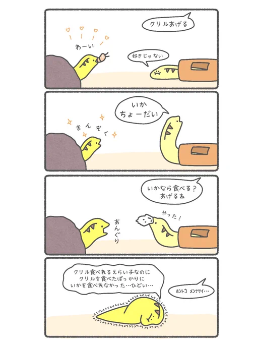 クリル食べれるえらいウツボ