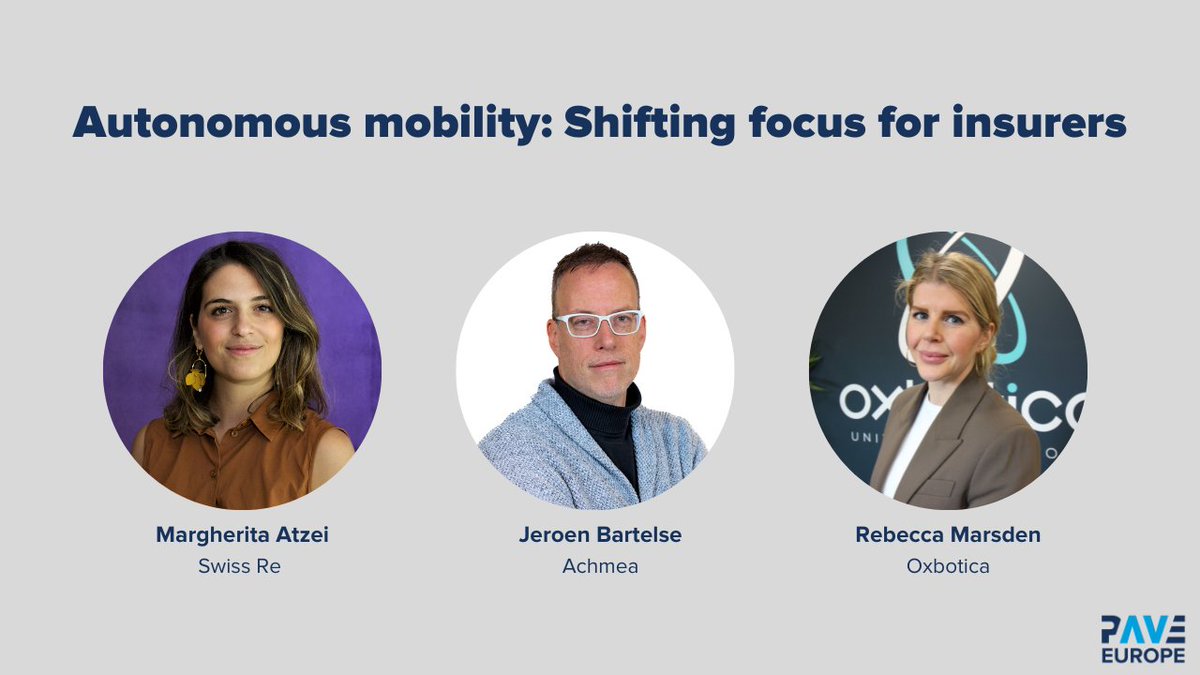 Did you miss our virtual panel on 'Autonomous mobility: Shifting the focus for insurers'? You can now find the full recording!

👉 YouTube: lnkd.in/eS9Dw8cQ
👉 PAVEcast: lnkd.in/evyHEsHT

#PAVEcast #PAVEEurope #autonomousvehicles #insurance