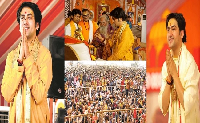‘Bihar’s current population is 13 crore. Even if only 5 crore of them come forth with tilak on their forehead and install a saffron flag on their house, India will proceed towards the Hindu Rashtra’ - Pandit Dhirendra Krishna Shastri
 sanatanprabhat.org/english/75527.…

#BageshwarDhamSarkar