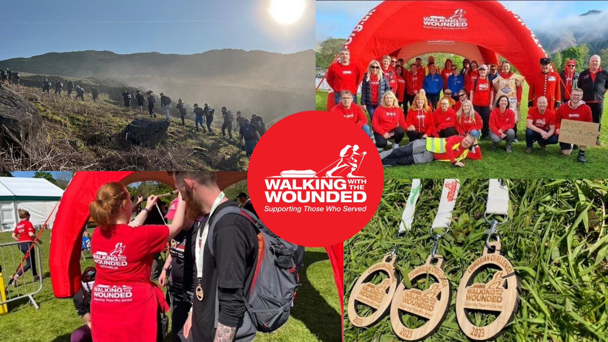 The #CumbrianChallenge2023 was one to remember - the routes were tough, the sun was scorching, and the teams were inspirational.

£300,000 raised and counting.

Thank you so much to the walkers, the staff, and the volunteers for all you do to support those who served 🏅