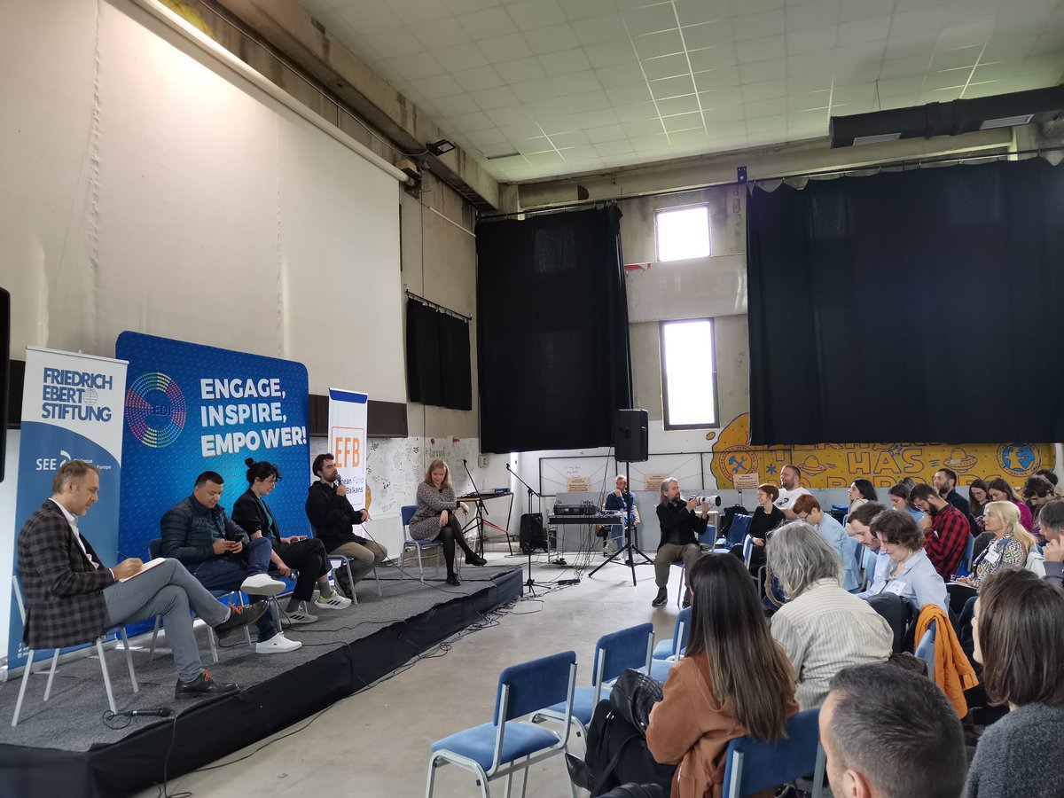 EFB (@balkan_fund) on Twitter photo 🔹Good Vibes only Session
Sharing first hand success stories of community centered solutions and collective actions!
With <a href="/nika_olsi/">Olsi Nika</a> <a href="/ECOALBANIA1/">ECOALBANIA</a>, Shpat from <a href="/Termokiss/">Termokiss</a> and Marija Ratković, Biopolis
Moderators:
<a href="/AleksTomanic/">Aleksandra Tomanic</a>
<a href="/vedrandzihic/">Vedran Dzihic</a>
#EngageInspireEmpower
#EDI2023
#WB6 🔹Good Vibes only Session
Sharing first hand success stories of community centered solutions and collective actions!
With <a href="/nika_olsi/">Olsi Nika</a> <a href="/ECOALBANIA1/">ECOALBANIA</a>, Shpat from <a href="/Termokiss/">Termokiss</a> and Marija Ratković, Biopolis
Moderators:
<a href="/AleksTomanic/">Aleksandra Tomanic</a>
<a href="/vedrandzihic/">Vedran Dzihic</a>
#EngageInspireEmpower
#EDI2023
#WB6