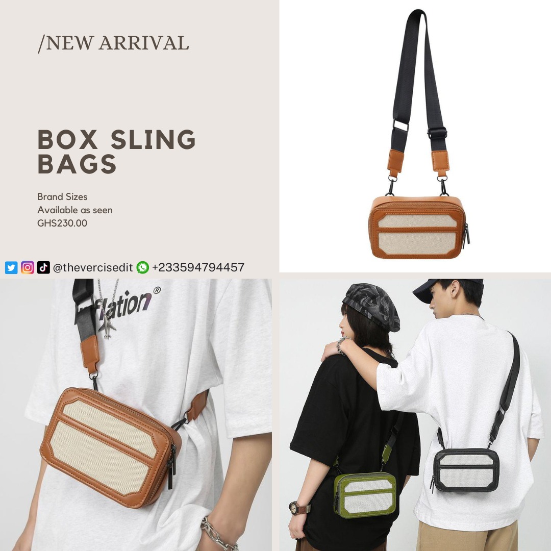 TheVercisEdit's tweet photo. Unleash Your Fashion Mojo with Box Sling Bags! Carry your essentials in style and make a bold statement on the go.

DM NOW TO PURCHASE.. LIKES AND RETWEETS ARE APPRECIATED https://t.co/e9c3KVhj1w
