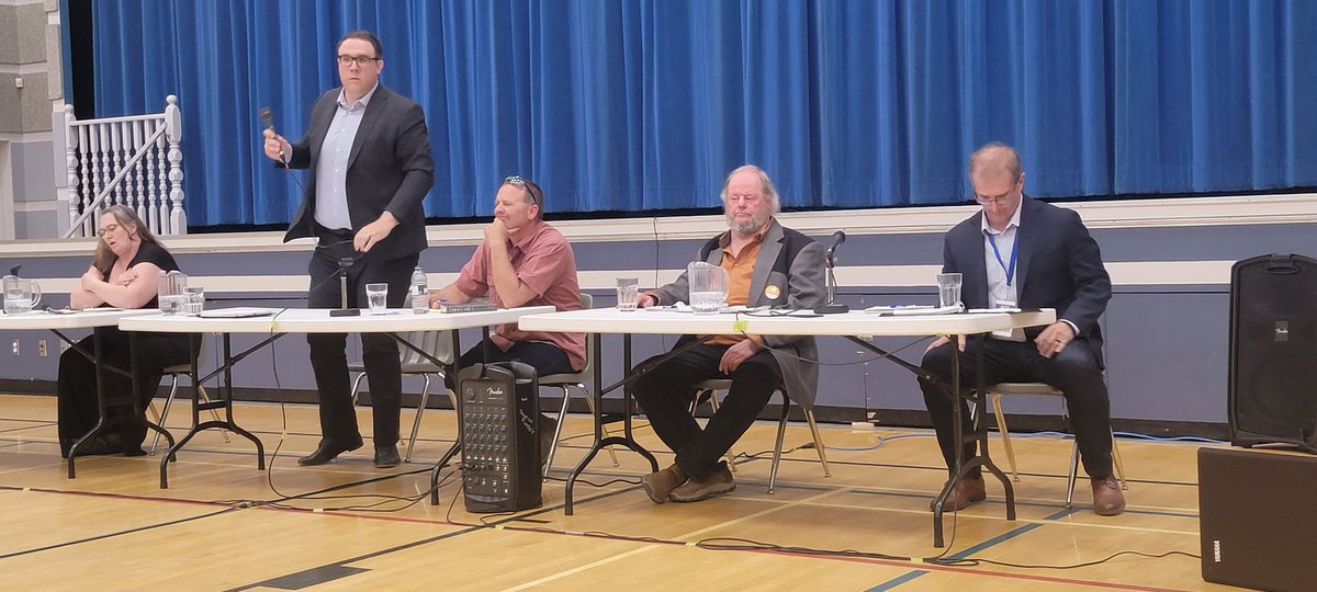 Sundre/rockymountainhouse/rimbey riding elected MLA, Jason Nixon, was bashing and bullying all the candidates. Totally unprofessional at the Rimbey Forum of 5 candidates. The NDP was inundated with the ugly negative rhetoric words. The NDP did not retaliate but spoke his truth.