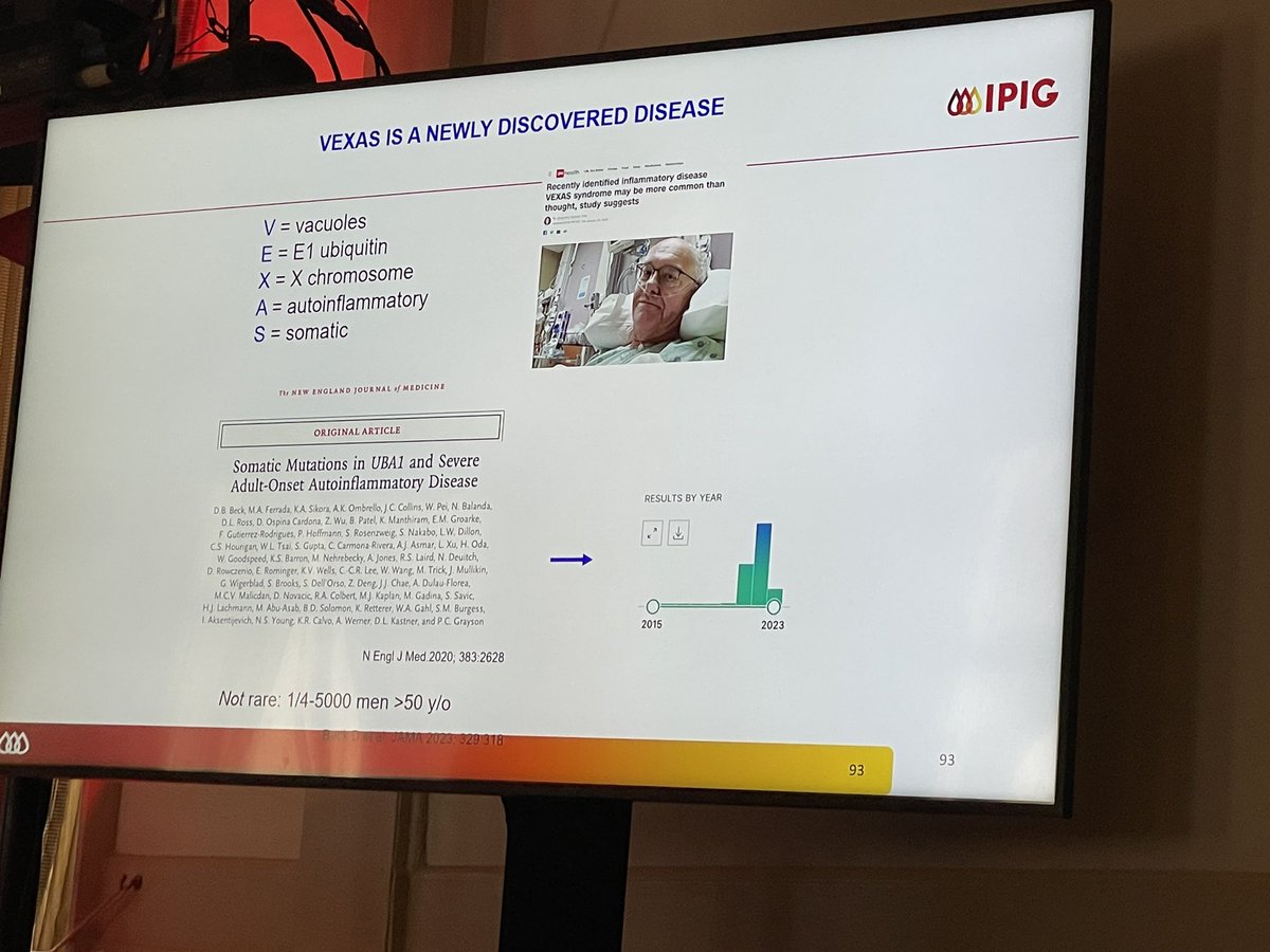 AustinKulasekar's tweet image. First IPIG conference @NealSYoung1 #pnh #IPIG @ipig. Could there be anything common between #vexas #pnh?