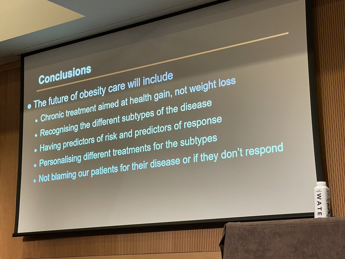 Carel LeRoux: we need to redefine the roles of the interdisciplinary team in obesity management - more focus on health gain rather than weight loss #ECO2023