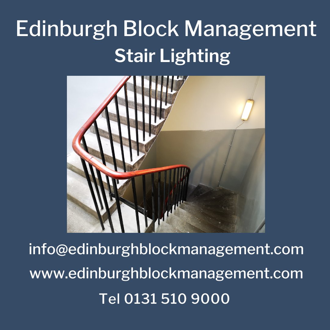 Regular lighting maintenance is important for tenement buildings. Proper lighting is essential for the safety of occupants, particularly in common areas such as stairwells and entrances. Read our blog here: edinburghblockmanagement.com/blog
#stairlighting #blockmanagement #factor