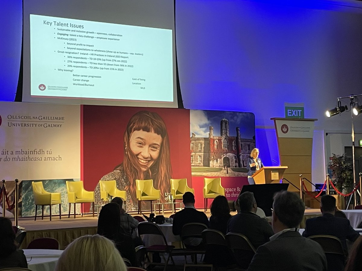 Professor Alma McCarthy <a href="/galwaycairnes/">UniversityofGalwayCairnes</a> explains on how engaging talent is the key challenge in the workplace at present <a href="/itagTech/">itag - Innovation Technology AtlanTec Gateway</a> <a href="/AtlanTecFest/">AtlanTec</a> #AltanTec
