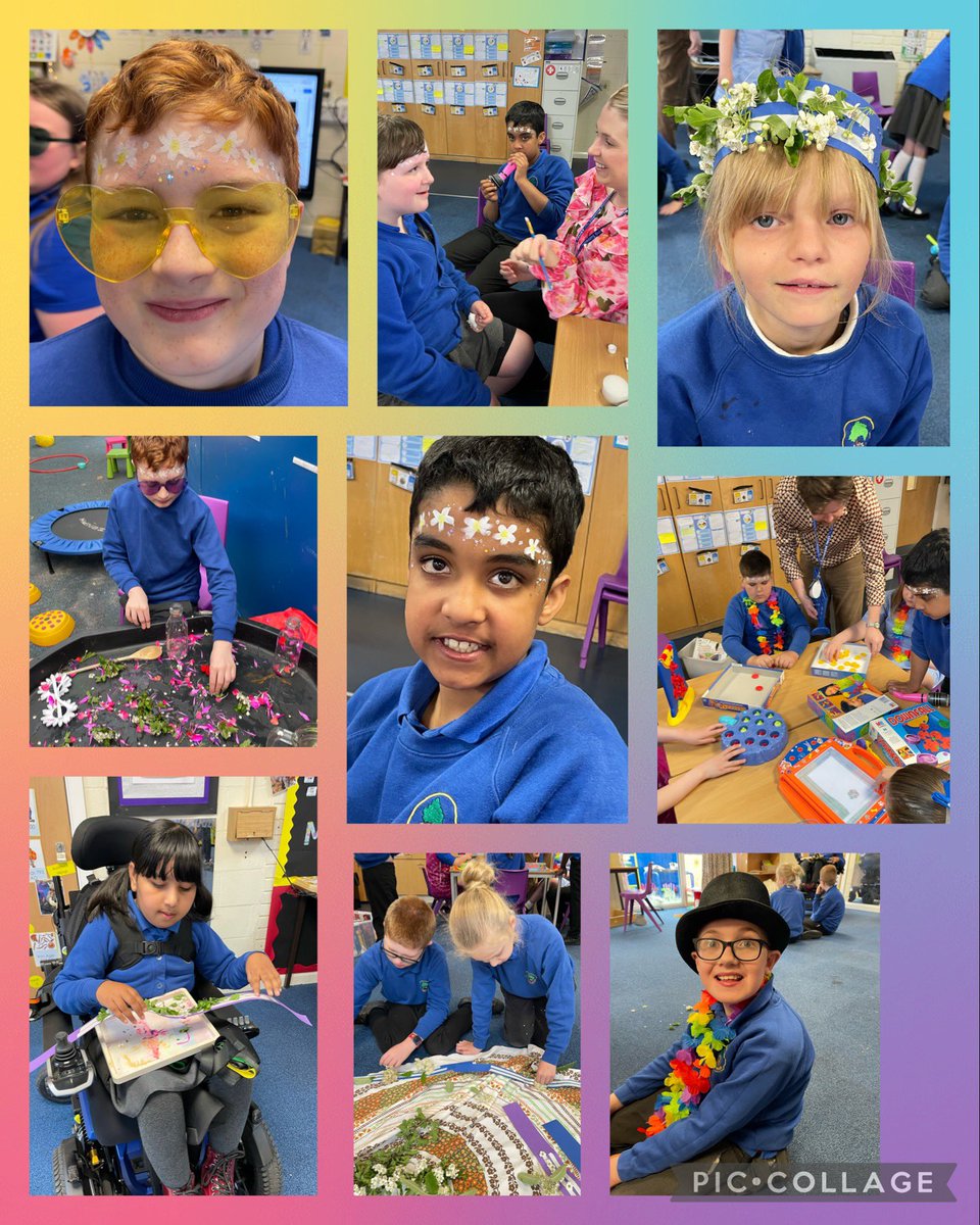 ladywoodschool's tweet image. Ladywood is a sea of 70’s activities for the Year 5’s today! Making flower crowns, 70’s board games, face art and lots of 70’s fashion 🌸 #learningshouldbefun @WoodbridgeTrust