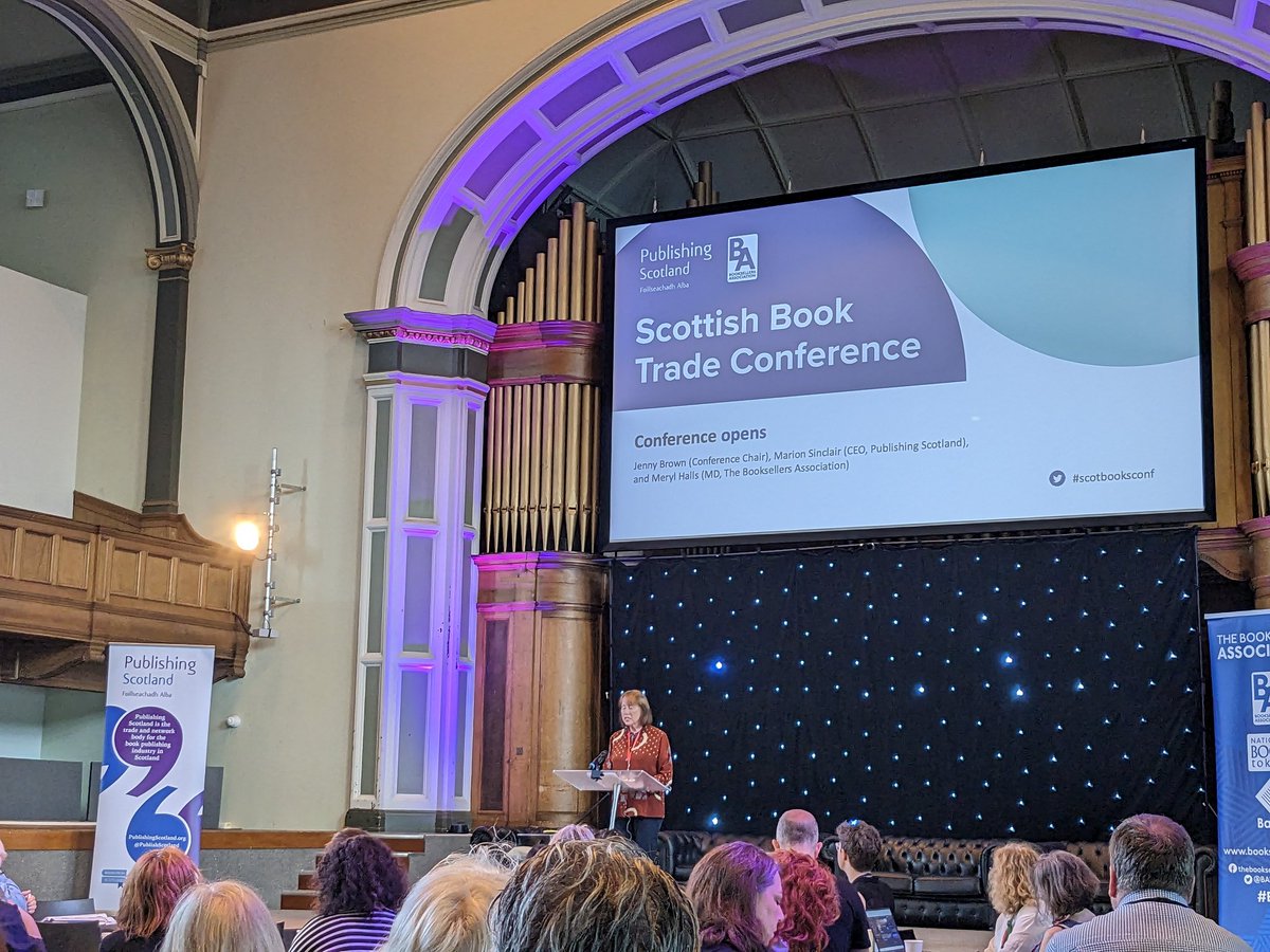 So happy to get our annual conference started. Welcome all! #scotbookconf