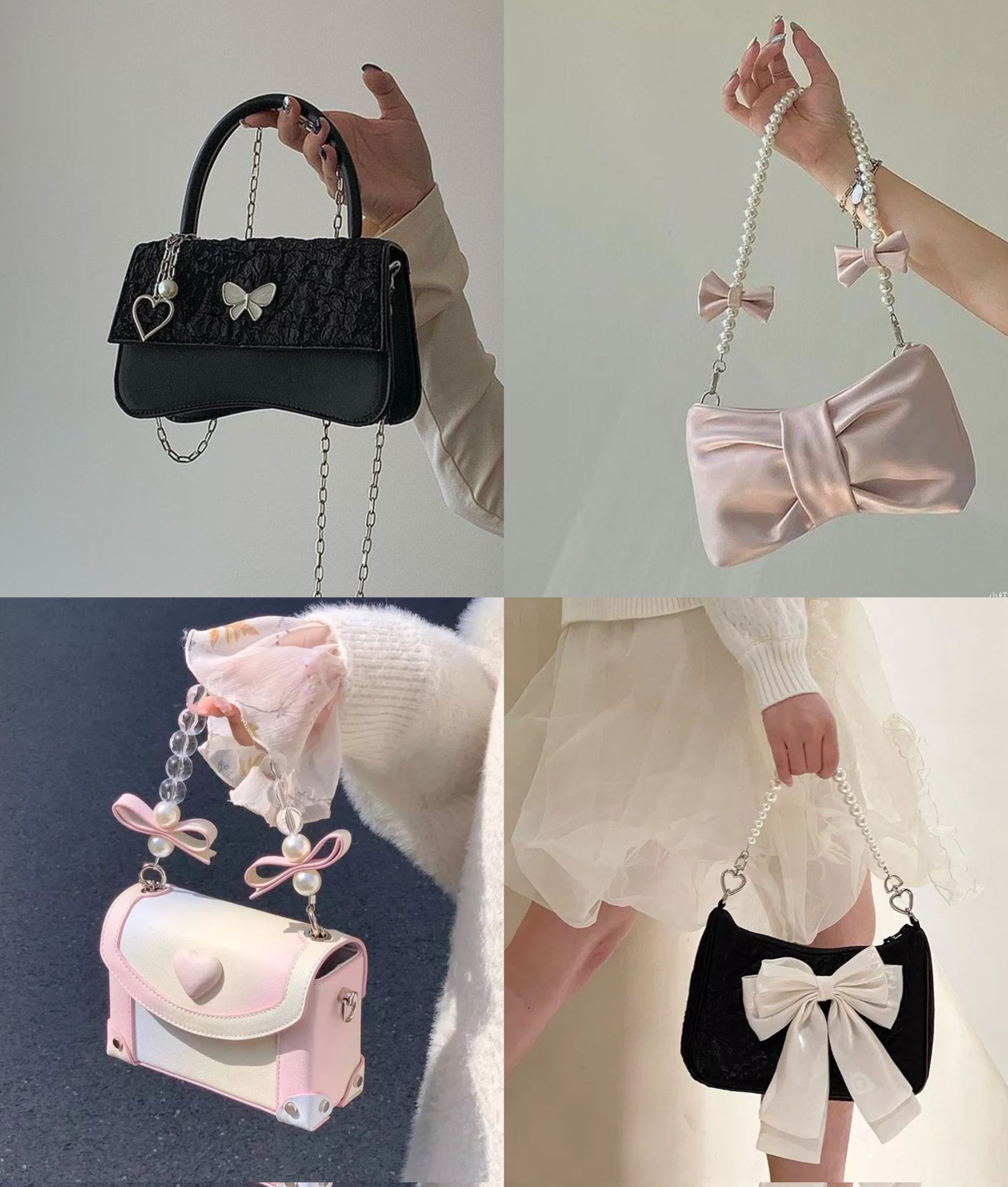 𖼐꒱࿐ on X: pretty coquette bag on shopee — a thread   / X
