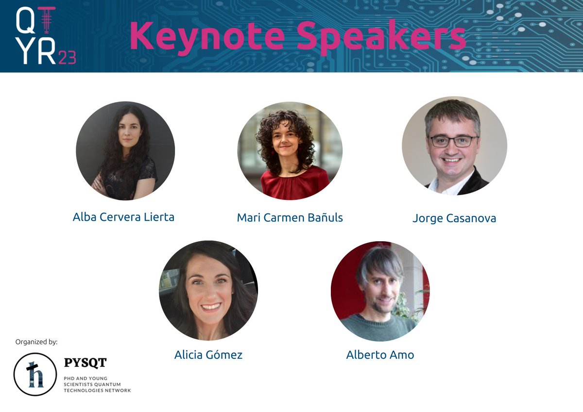 pysqt's tweet photo. Here you have our amazing invited speakers for #QTYR23! Abstract submission still open! https://t.co/FCXn3N1fl8 https://t.co/XDEw6SFcCn