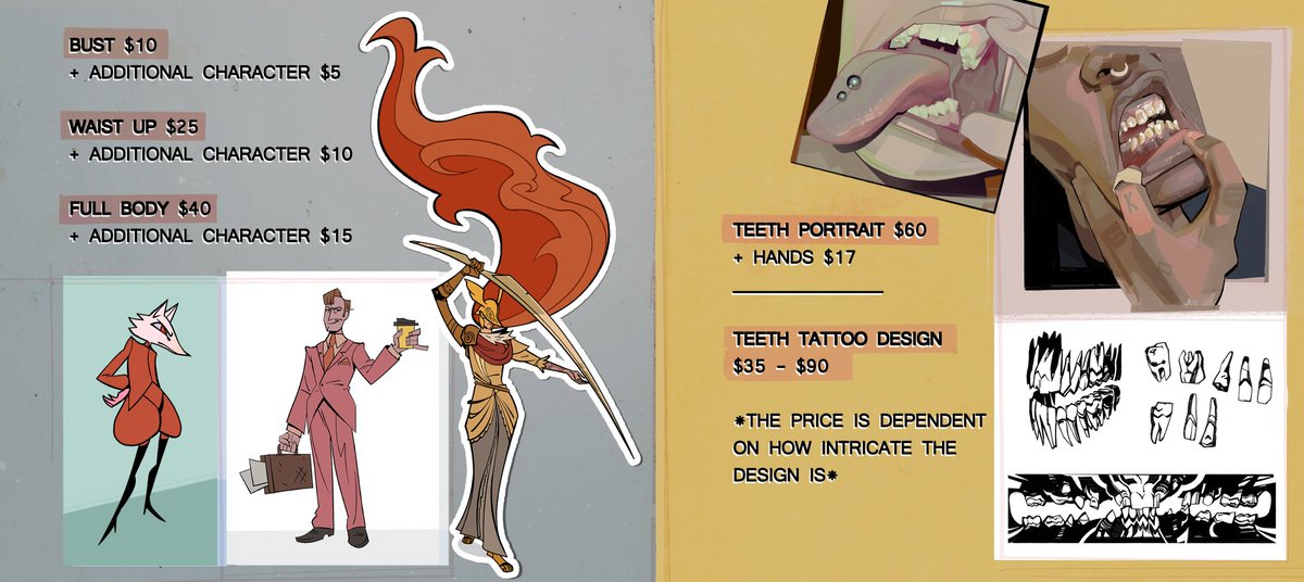 Commissions are OPEN!✨🦷
DM me if you're interested.