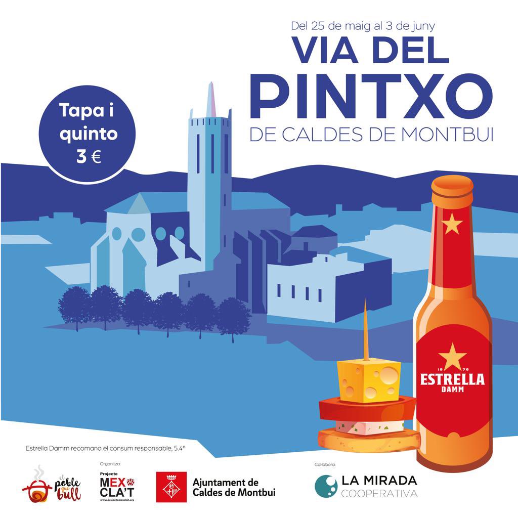 viapintxo's tweet photo. La setmana vinent tornem!!!

Torna la #ViaPintxo amb les millors propostes gastronòmiques de #CaldesMontbui! 

Vine i gaudeix de les 13 propostes que enguany participen a la 6a edició! 

Apunta’t dates a l’agenda! Et comencem a explicar aquesta nova edició https://t.co/YwOqGECboT