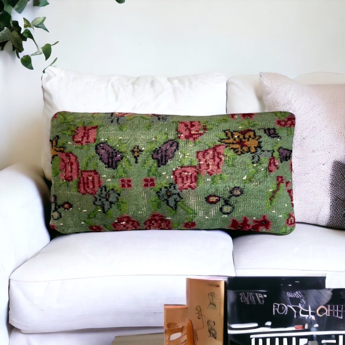 23HomeDesign's tweet image. Vintage Turkish Cushion Cover , 30 x 60 cm