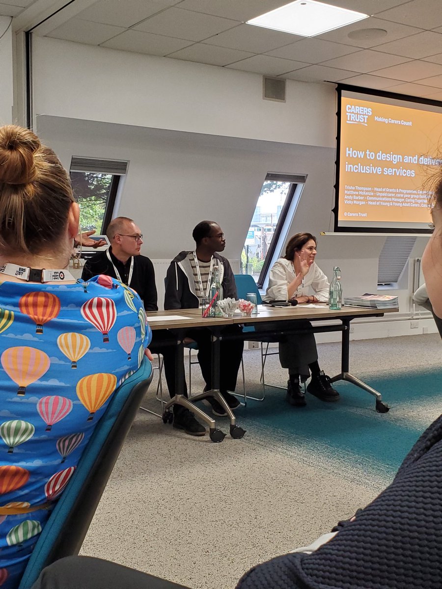 Enjoyed being on the <a href="/CarersTrust/">Carers Trust</a> panel regarding designing and delivering inclusive services.  A shout out to <a href="/NorthantsCarers/">Northants Carers</a> who were present at the event #makingcarerscount <a href="/JenKenward/">#Hellomynameis Jen</a> <a href="/HSJ_Awards/">HSJ Awards</a>