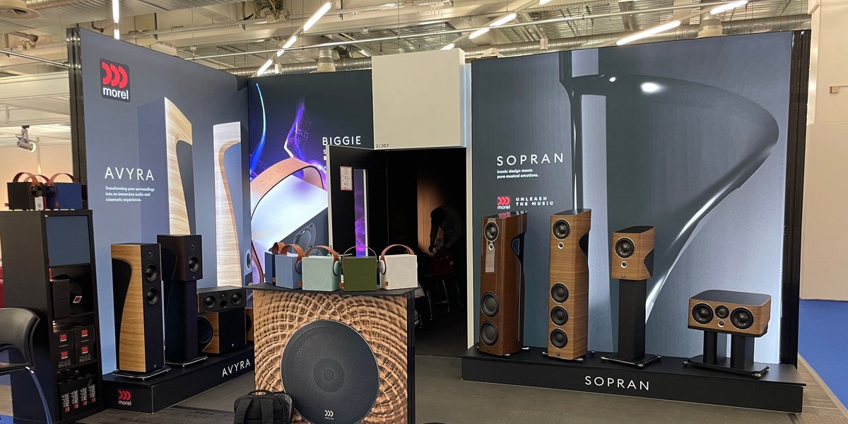 MorelHiFi's tweet photo. 🎶 Morel is proud to unveil its new Sopran series, the Avyra series and the Biggie -high-resolution wireless speaker -all at the #HighEndShow. Visit us - 18-21 May at HALL 2 STAND J07

#Morelhifi #SopranSeries #AvyraSeries #BiggieWirelessSpeaker #highendaudio #wirelessspeakers https://t.co/r4aU1lhuQx