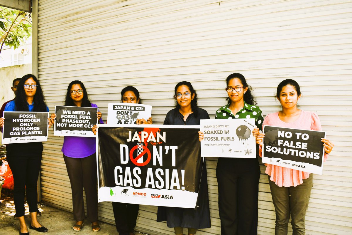 #Japan & #G7, DON'T GAS ASIA! @G7 @JPN_PMO @kishida230 @JapanGov
@MOF_Japan
In collaboration with @DontGasAsia, @AsianPeoplesMvt and @FossilFreeJapan, CEJ launched #dontgasasia campaign today 18/05/2023. 

#G7HiroshimaSummit #JapanLovesDirtyEnergy #FossilFreeJapan #JapansDirtyG7