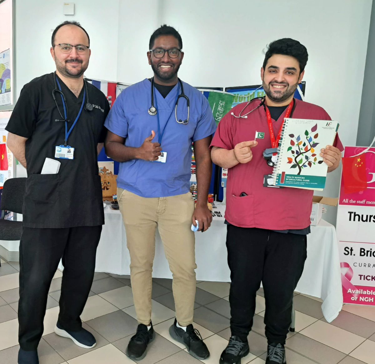 #NaasGeneralHospital celebrated World Day for Cultural Diversity for Dialogue &amp; Development yesterday. With 34 nationalities working in NGH providing healthcare to Kildare &amp; West Wicklow, it was great to learn about the different cultures of colleagues across the hospital