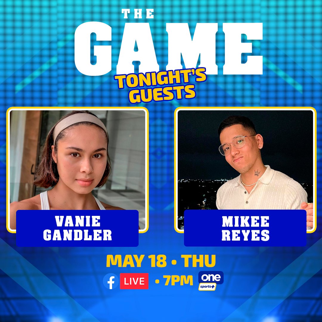Quick catch up with Ateneo's Vanie Gandler before we talk about the #NBA Conference Finals with Mikee Reyes tonight on The Game!
