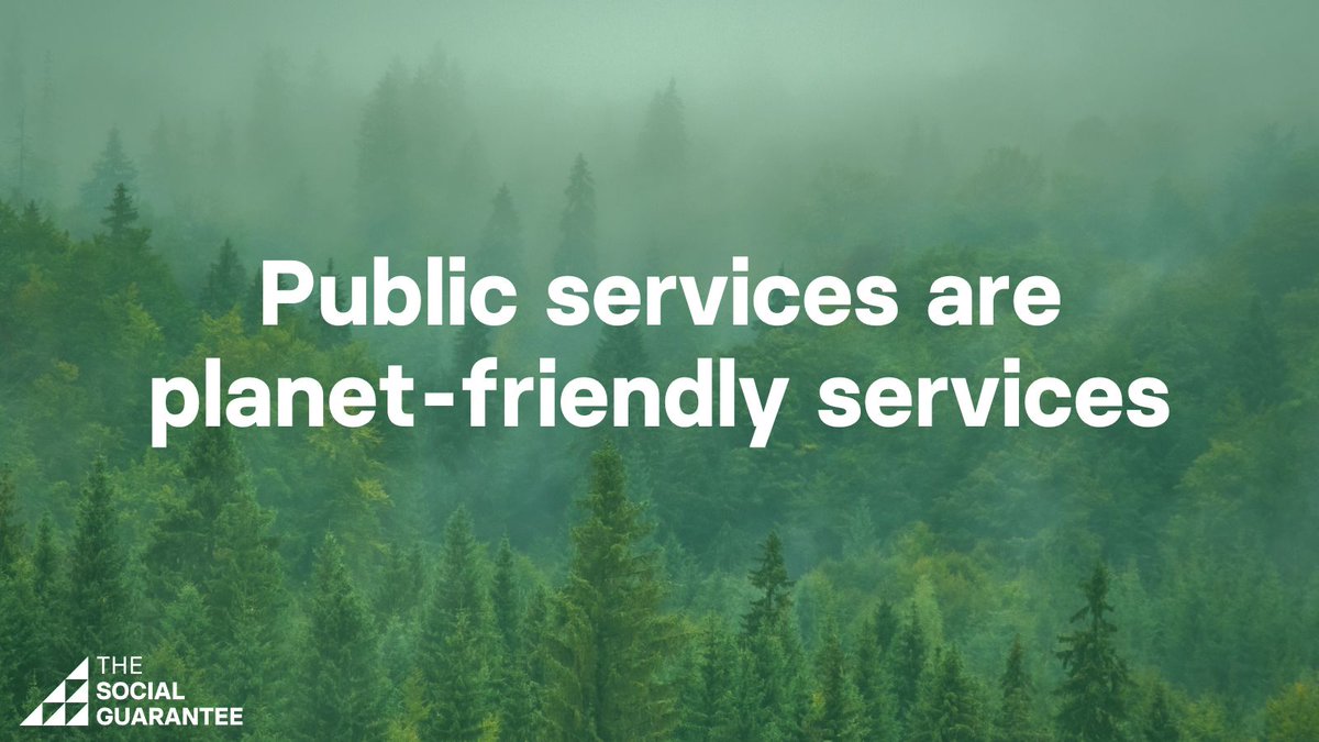 🔥 As we hear we're likely to breach 1.5C warming between 2023 and 2027...

A reminder that #publicservices are greener than their private counterparts!🌱

...Just one of many reasons we need collective services now more than ever!