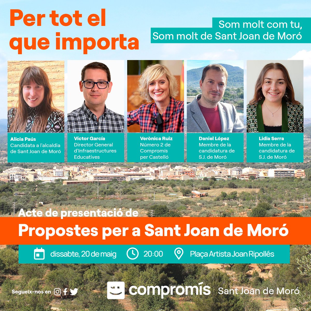compromismoro's tweet photo. Aquest dissabte tenim l'acte en què presentarem el nostre programa 🌱 https://t.co/M8pE2cIWxz