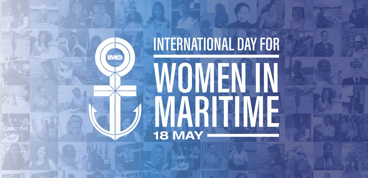 Happy international day for women in maritime, we celebrate you🥳
#WomenInMaritime 
#WomenInMaritimeDay