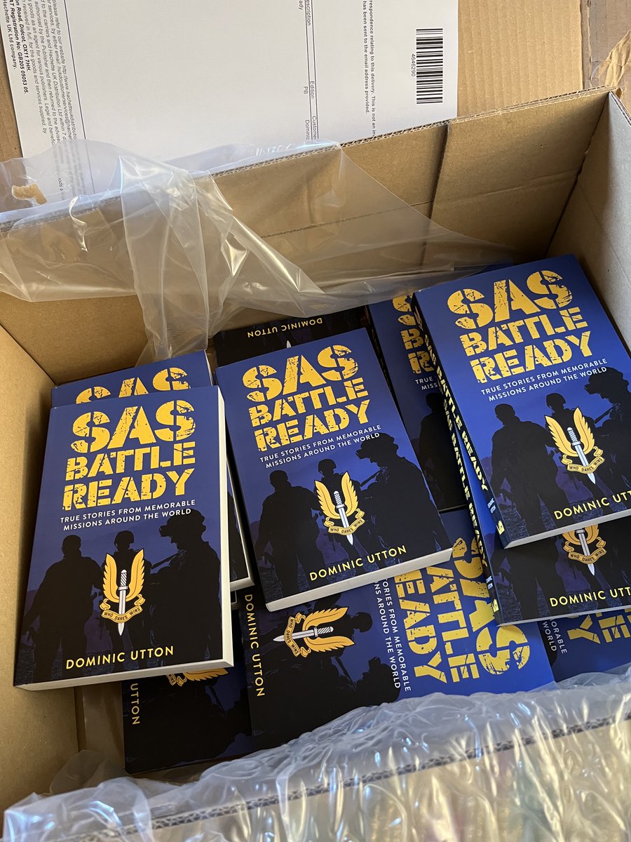 Look what arrived in the post today! My new book - available in all good bookshops (and some bad ones) from Thursday 25 May! <a href="/OMaraBooks/">Michael O'Mara Books</a> #SAS