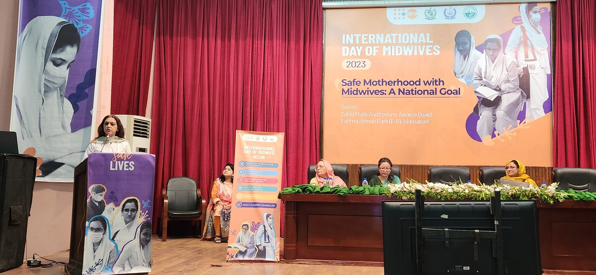 PWing2022's tweet photo. midwives to propagate success stories all around the country. Dr. Sabina Imran Durrani, Director General Population, M/o NHSR&amp;C concluded the event with a vote of thanks to the participants and ensured full cooperation at all levels to achieve the SDG targets. https://t.co/fsBnUYt11c