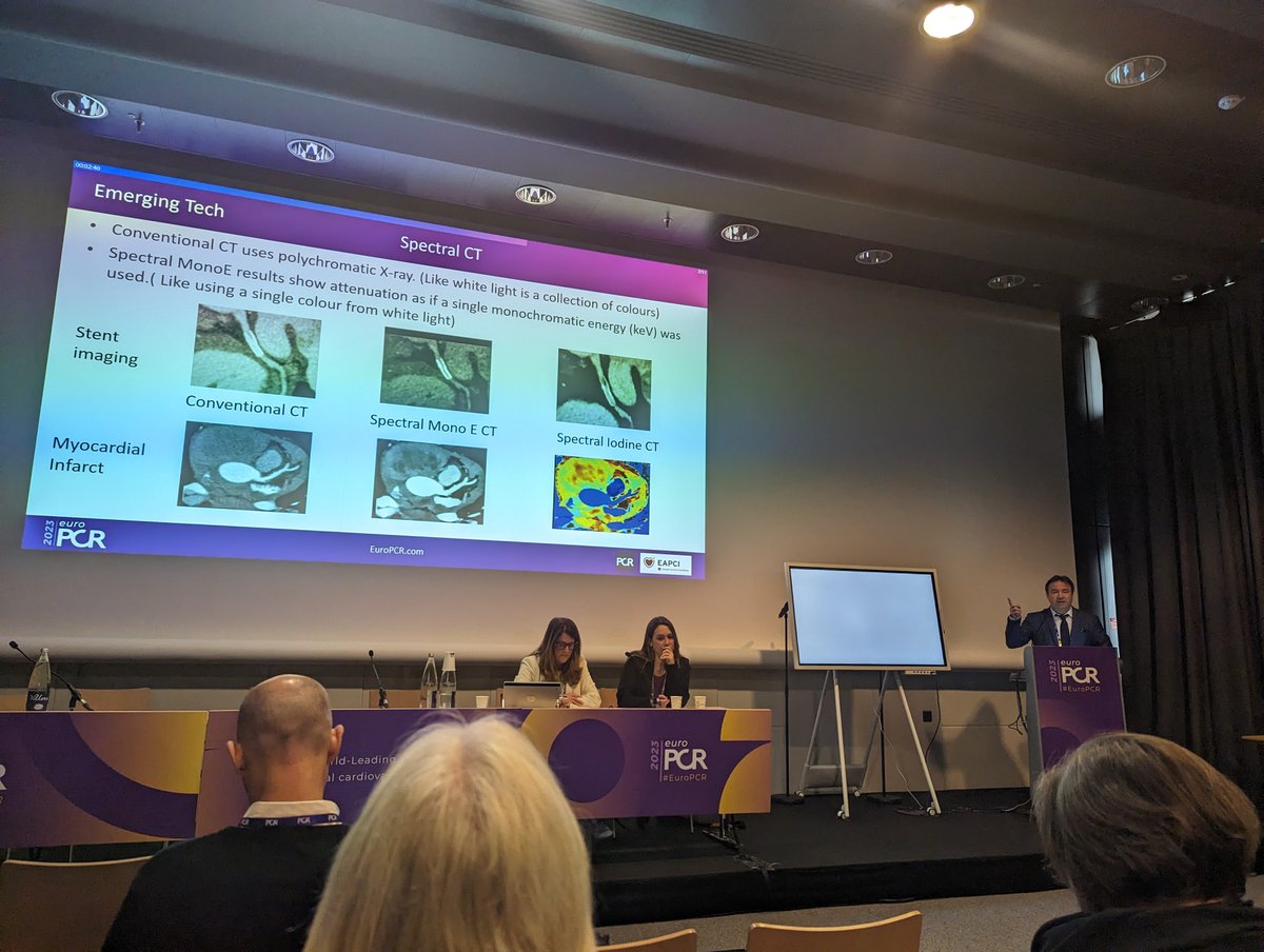 dang_denee's tweet photo. Found another Australian at #EuroPCR!! Glenn Ison presenting on the role of CTCA in patients presenting with chest pain🫀 https://t.co/BSCUEpmhAe