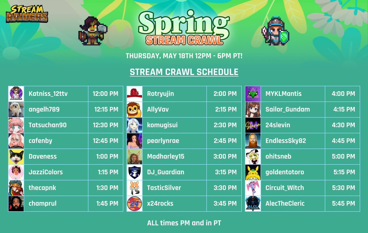 EndlessSky82_'s tweet photo. 🌞Good Morning🌞
Today is the day folks 7:45pm est. #SpringStreamCrawl #TeamEndlessLove📷📷
See you the ➡️https://t.co/yfKHozAAtK
For more info: https://t.co/4jU6jnombr https://t.co/O7pfxG97ez