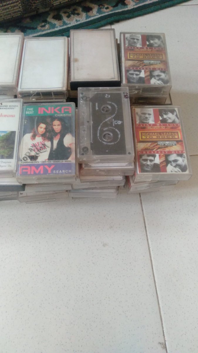 armanoman's tweet photo. D jual kaset pita bekas....total 83pcs
Minat DM
#kasetpitabekas
#jualkasetpitabekas https://t.co/bMIPPNdFEB