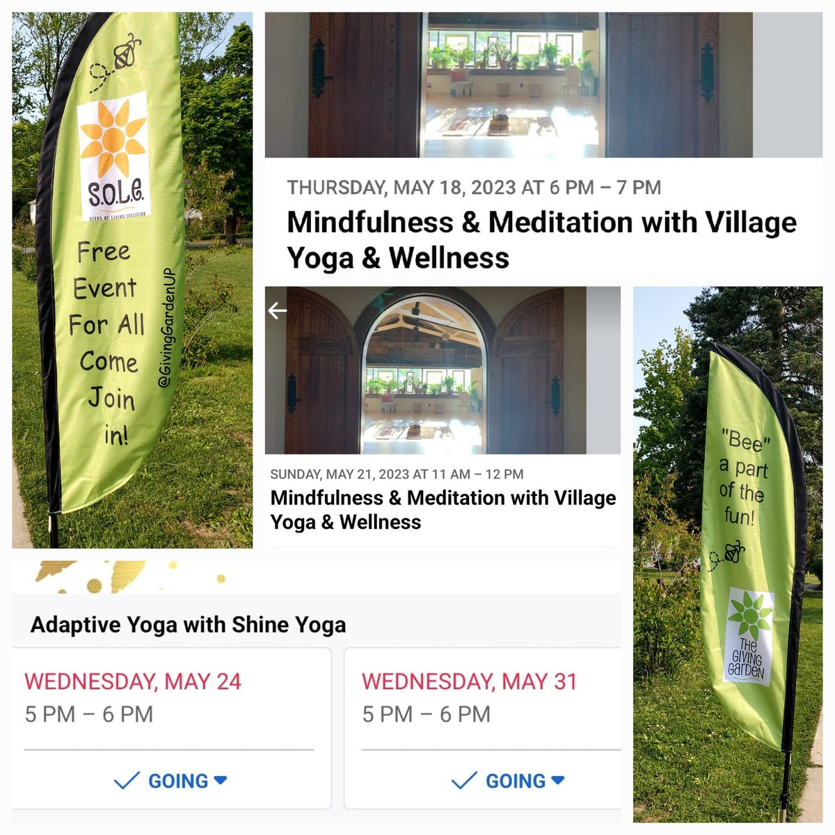 Free for all Wednesdays w/ @ShineYogaWNY at 5pm @ Village Community Garden (Prospect Ave by the Playground), Thursdays at 6pm @villageyoga in the Giving Garden (across from UPES) & Sundays at 11am w/ @villageyogawellness in the Giving Garden! TY @JonRivera149 @NYSOCFS