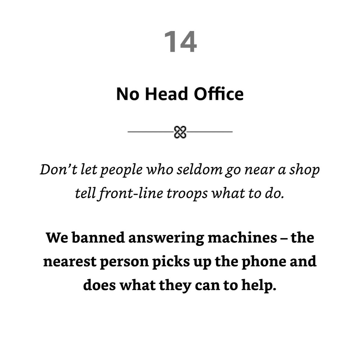 Kathrinedavies's tweet image. When organisations grow they become more complex, often a default position is to control more from the centre...not always the right thing to do? #netflix #timpsons #MATdevelopment #tightloose