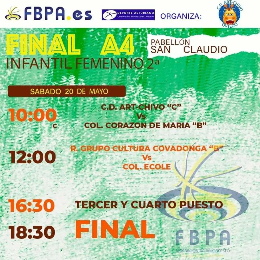 CD_ArtChivo's tweet photo. 🔊 FINALES A 4

Este fin de semana te lo ponemos difícil. 

Te traemos 3 súper planes. 

¡3 finales a 4!. 🏀🏆

Sabemos que es difícil elegir cuál ir a ver, lo sentimos mucho. 🤭

Sea cual sea ven a animar a nuestros chicos y chicas en sus partidos. 

#SomosFamilia #SomosArtChivo https://t.co/CjZDuEleUp